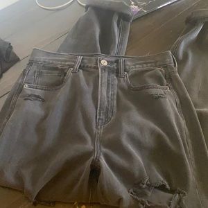 american eagle mom jeans